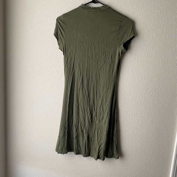 Never worn Olive Green dress - Picture 2 of 2